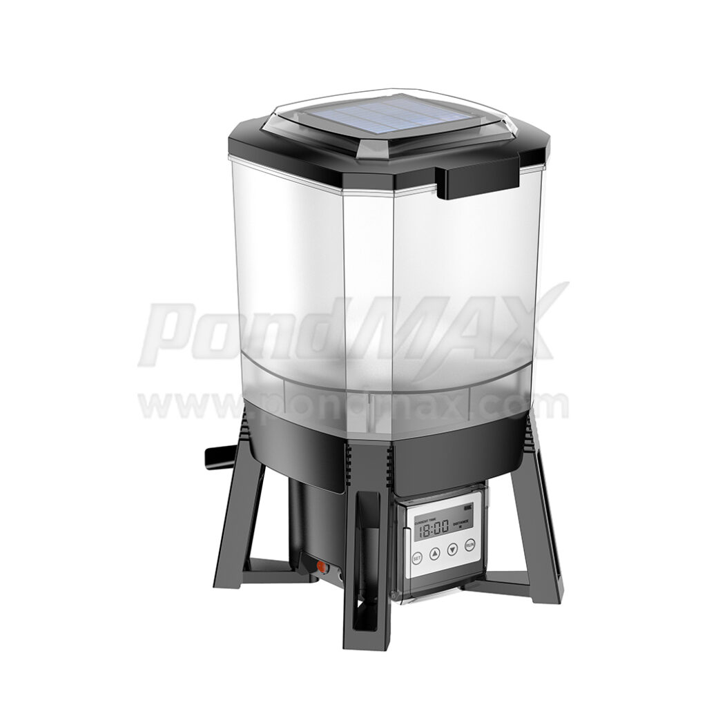 Solar Fish Feeder, 5 LB. Capacity