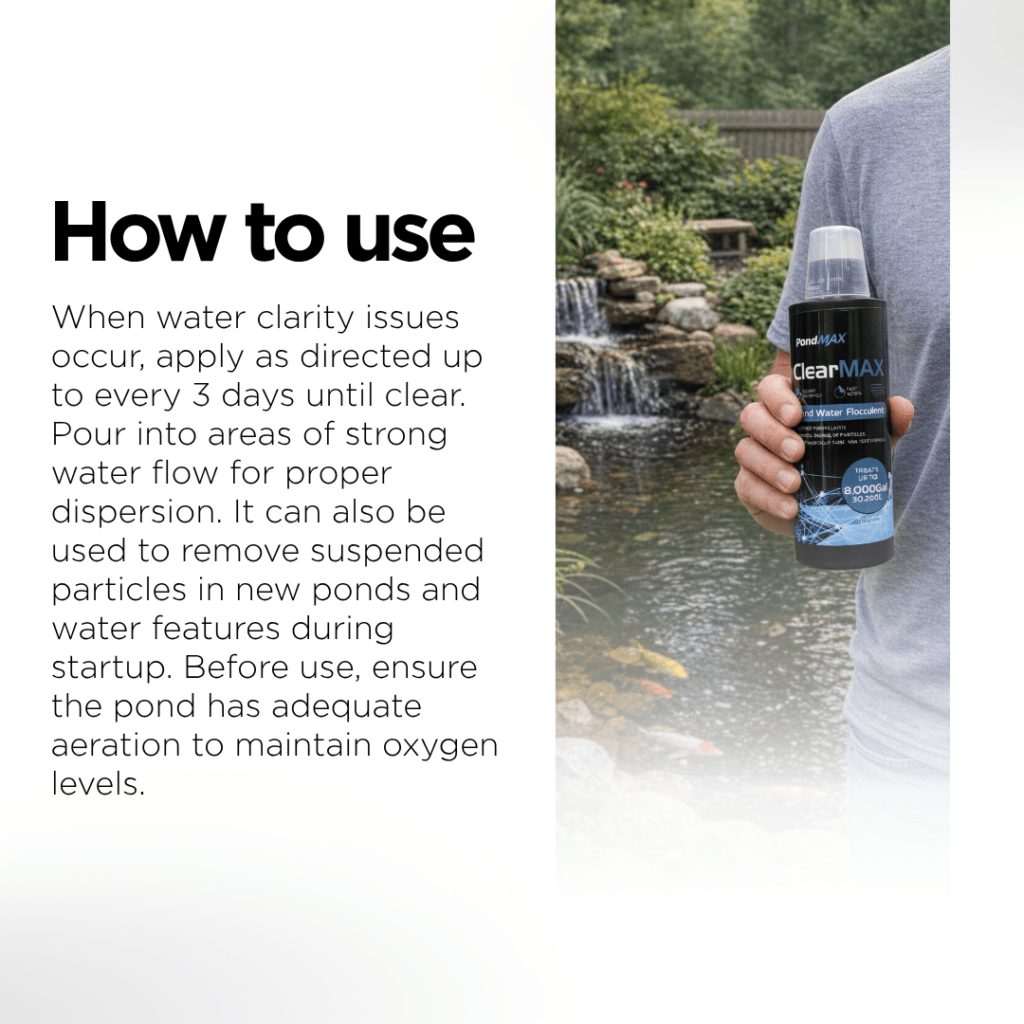 ClearMAX, Pond Water Clarifier