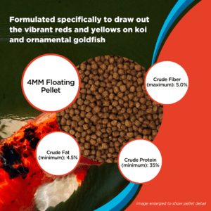 PondMAX Color Enhancing Fish Food Pellet Info