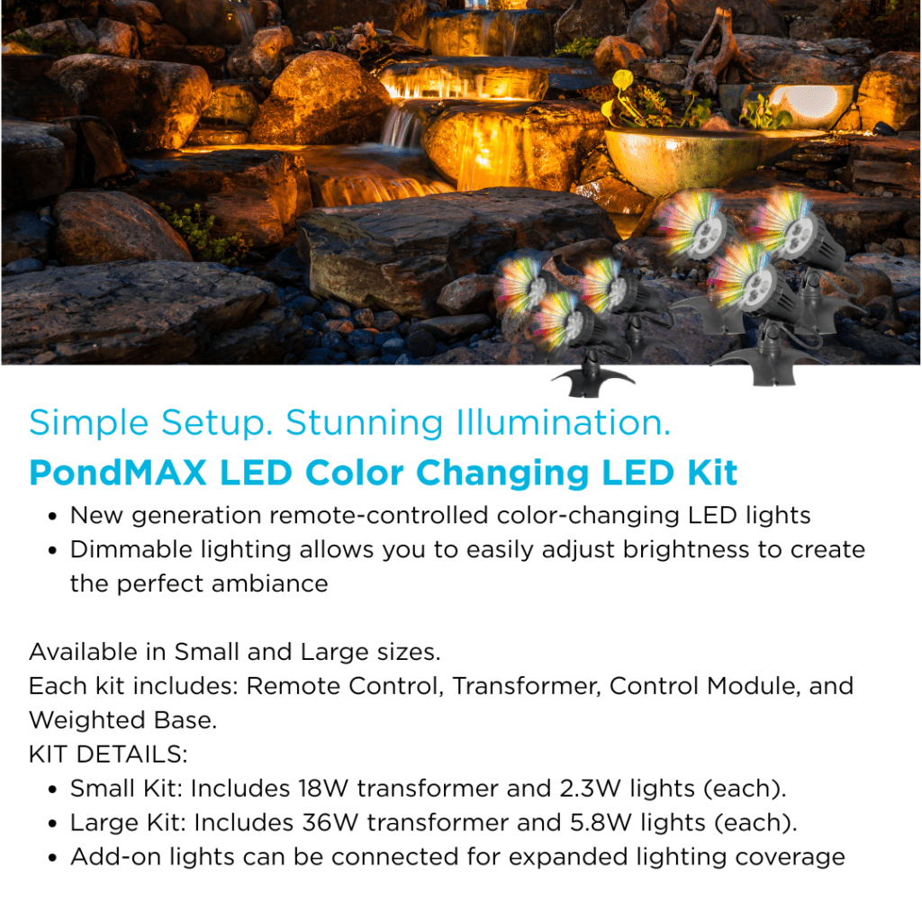 Small Color Changing LED 3-Light Kit