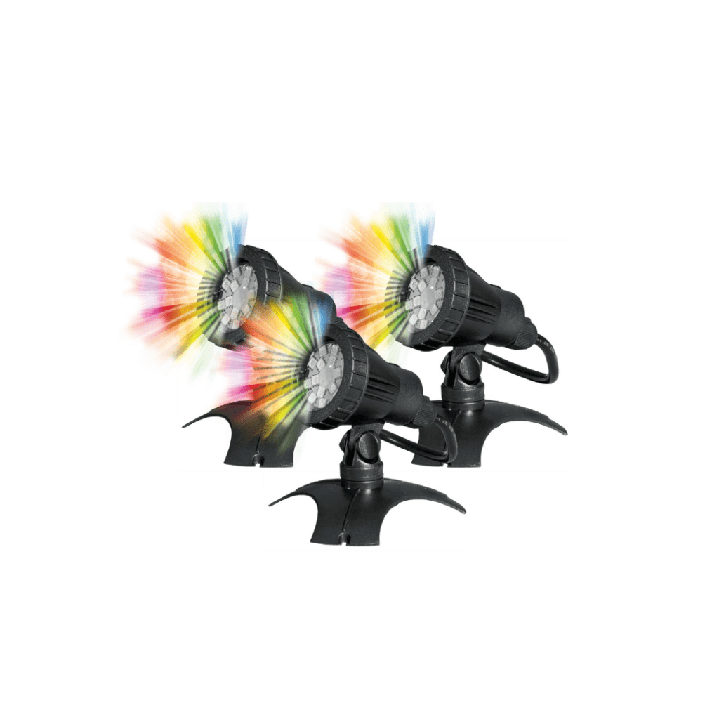 Small Color Changing LED 3 Light Kit