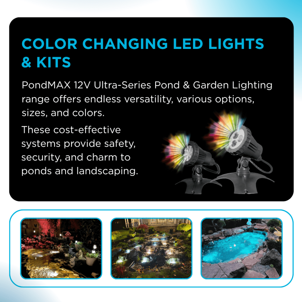 Large Color Changing 3 Light Kit