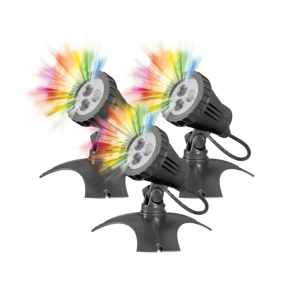 Large Color Changing 3 Light Kit
