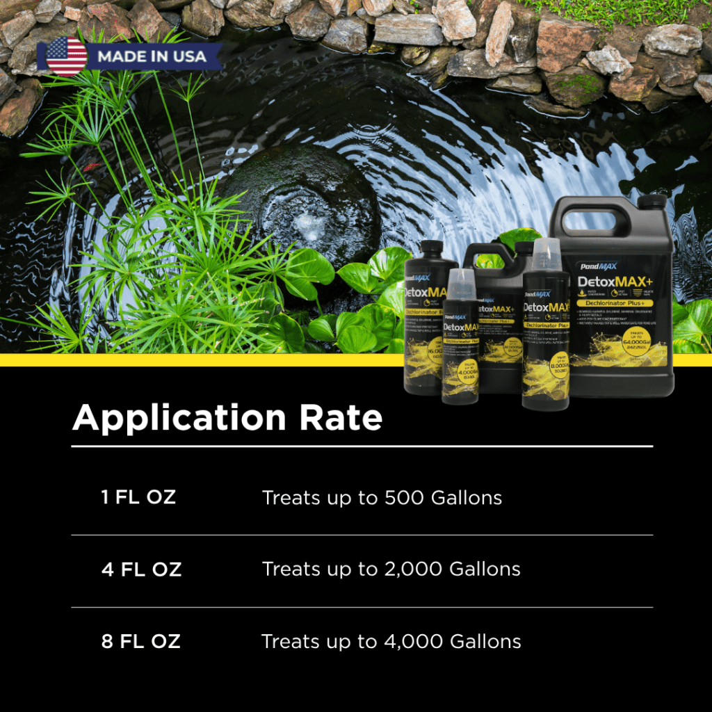 DetoxMAX+, Pond Dechlorinator Plus+