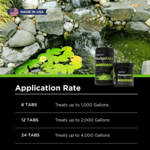 SludgeMAX Sludge Muck Reducer Application Rate