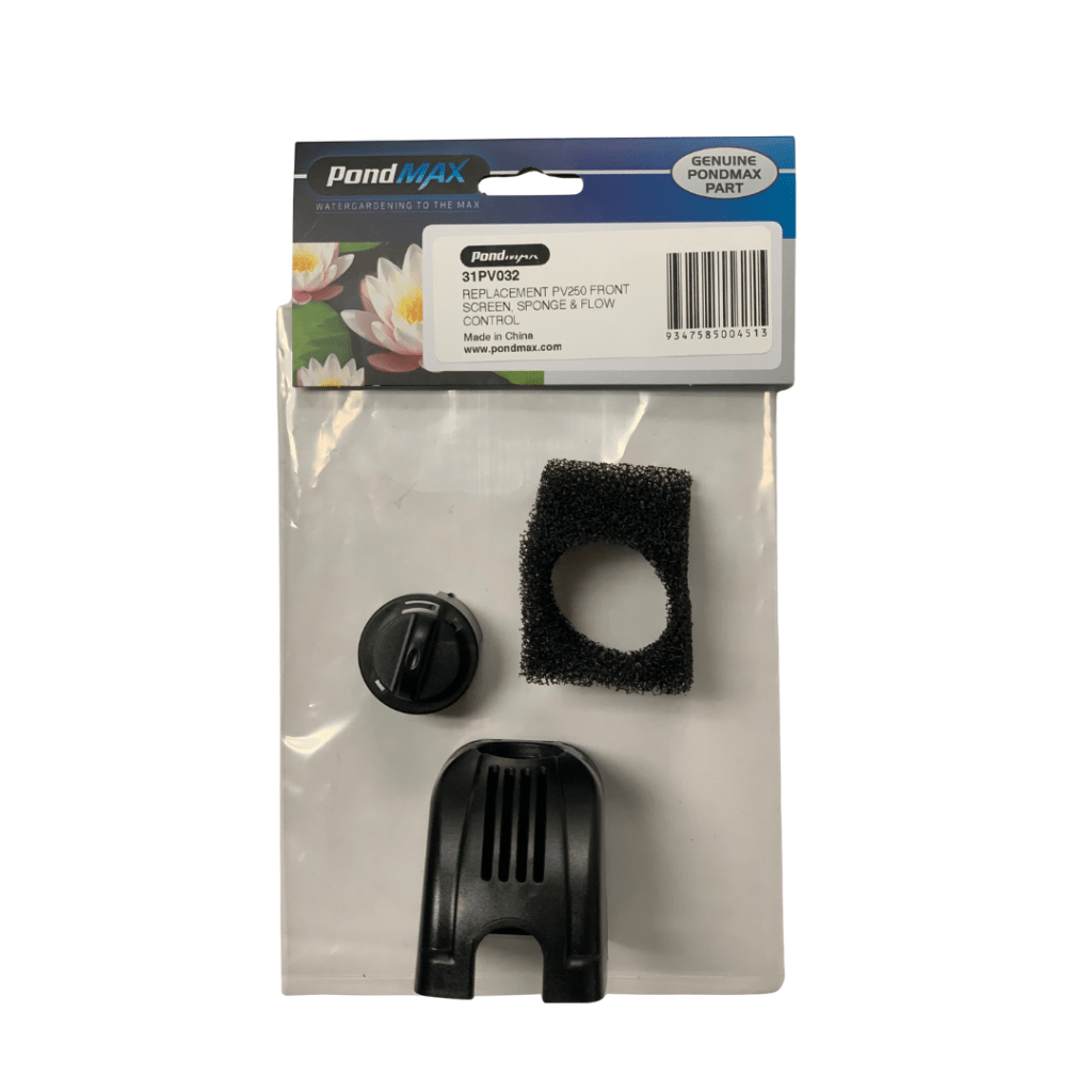PV Series Pump Replacement Rubber Feet, Front Screen w/ Sponge & Flow Control