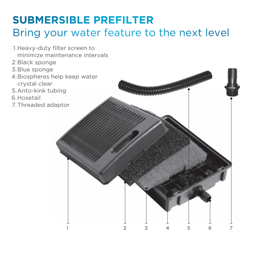 SP250 Submersible Pre Filter