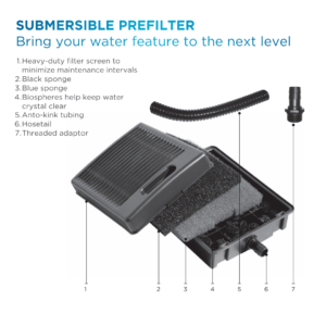 PondMAX Submersible Pre-filter Product Design