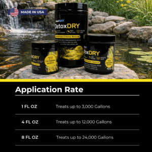 DetoxDRY Application Rate