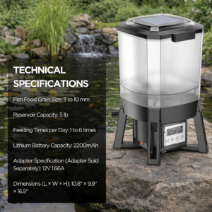 Solar Automatic Fish Feeder Technical Specification