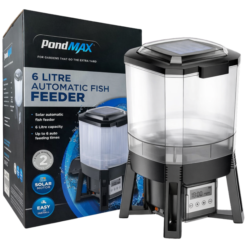 Solar Automatic Fish Feeder, 5 LB. Capacity